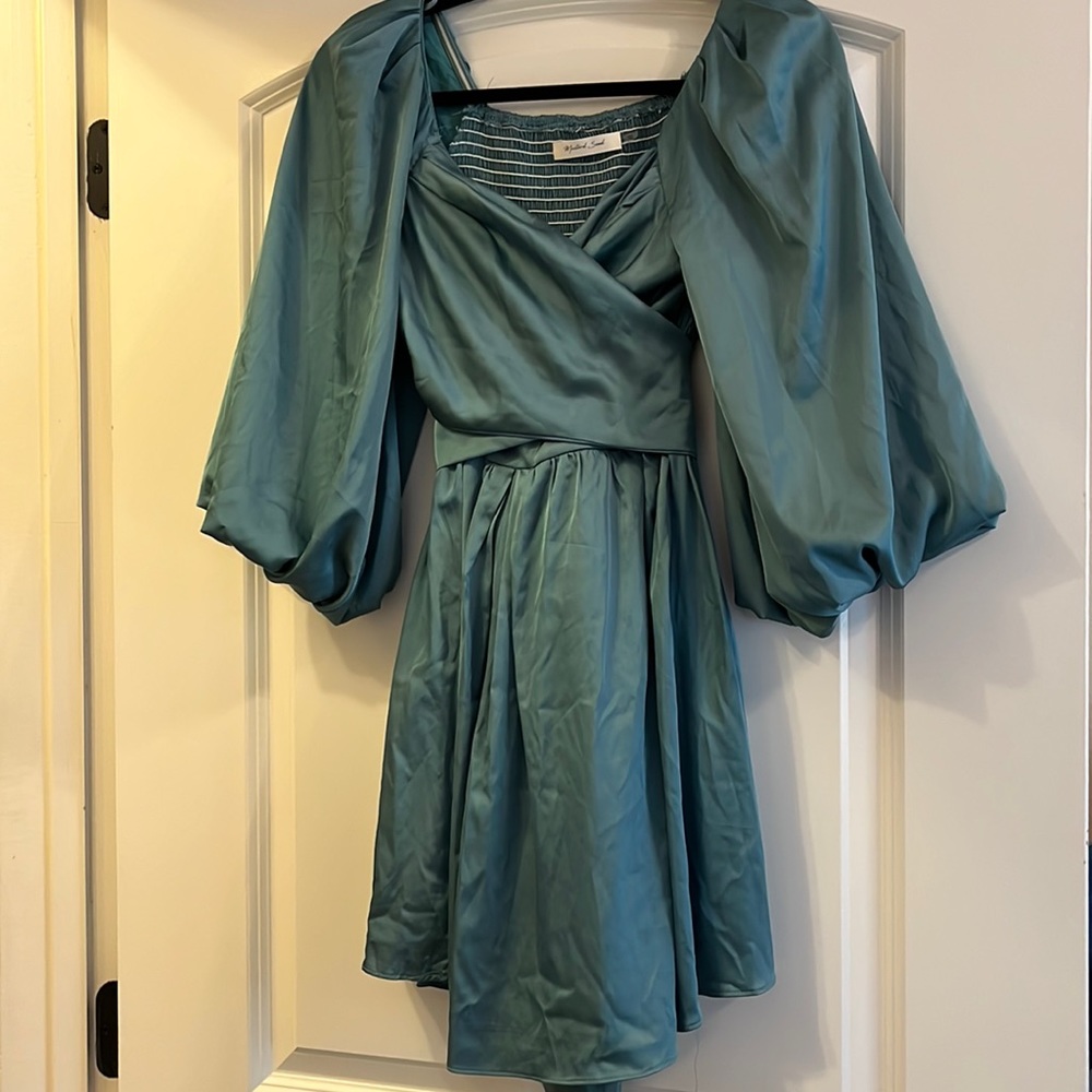 Mustard Seed wrap front dress